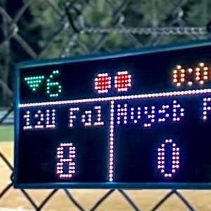 Custom Color Dugout Scoreboard